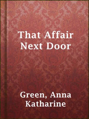 cover image of That Affair Next Door